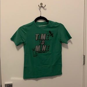 Green Minecraft shirt